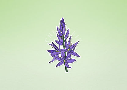 Camas Flower Vinyl Sticker - Chellekie Creations