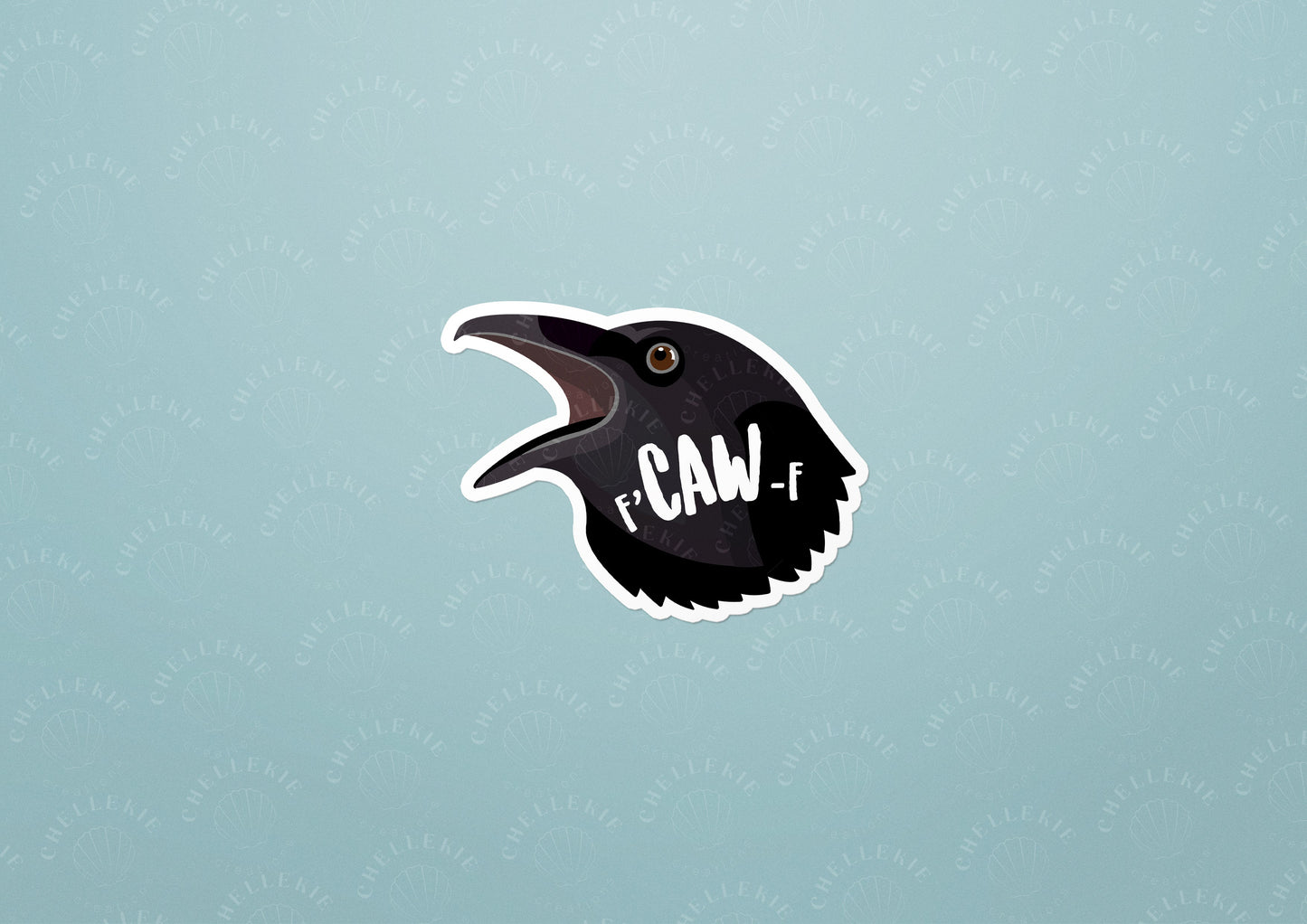 "Crow Friends" Set of 11 Vinyl Stickers - Chellekie Creations