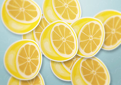 Lemon Vinyl Sticker - Chellekie Creations