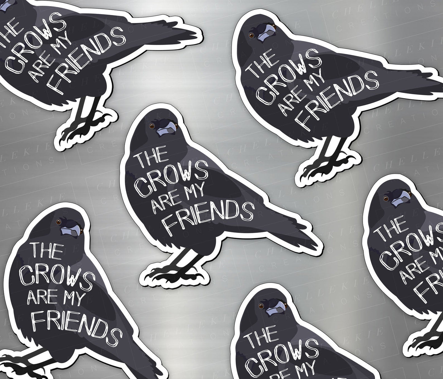 The Crows Are My Friends® Magnet - Chellekie Creations