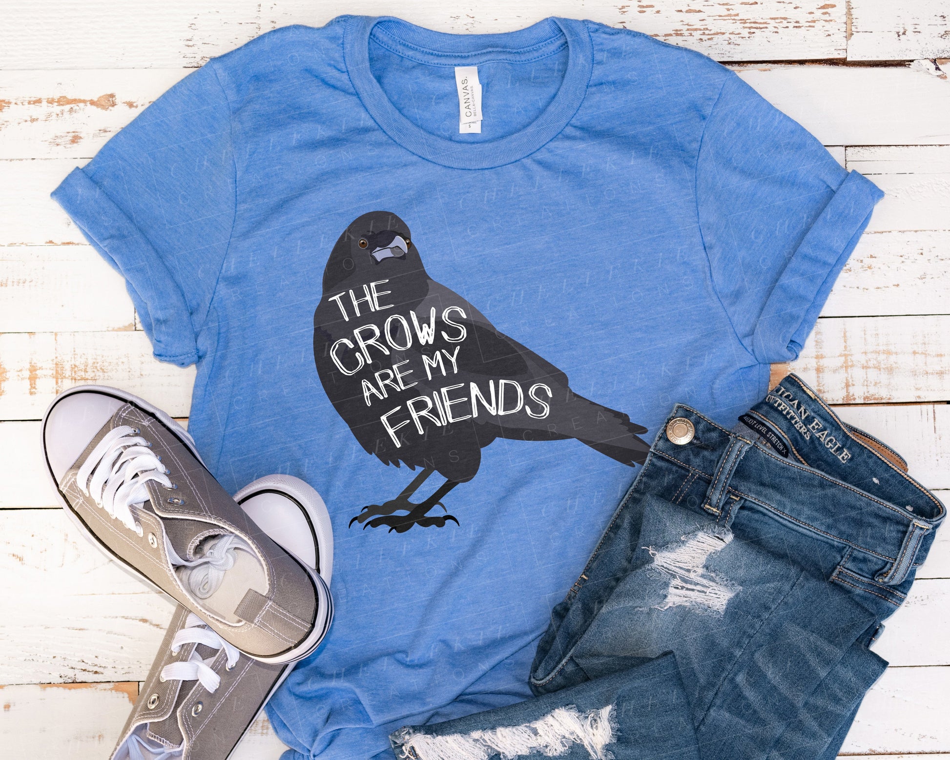 The Crows Are My Friends® T-Shirt - Chellekie Creations